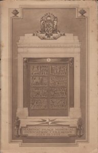 Dedication Ceremony of the Masonic Peace Memorial on the 19th July 1933 and Dedication Ceremony Jewel