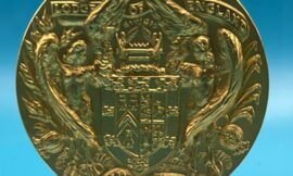 Medallions given to Provincial Grand Masters bearing the coat of arms of the current Grand Master