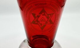 Firing Glass issued by the Provincial Grand Chapter of Royal Arch Masonry Gloucestershire and Herefordshire