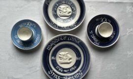 Mariner’s Lodge No.168 Ladies Night plates from 1966