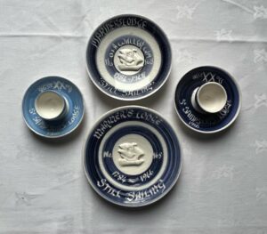 Mariner’s Lodge No.168 Ladies Night plates from 1966
