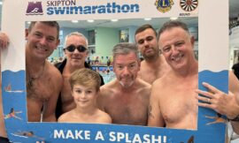 On Friday the 10th October a team of Guernsey Freemasons and their family took on the Skipton Swimarathon.