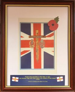 Remembrance print donated to the Museum by WBro. Ron Baker who was a member of Queensman Lodge No. 2694.