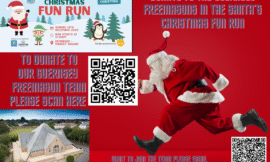 Join or donate to our festive Guernsey Freemason team running the Santa Fun Run for Aid Reaching Children