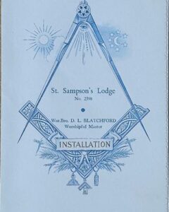 Festive Installation Banquet Dining Card