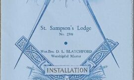 Festive Installation Banquet Dining Card