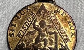 Prince of Wales being elected Grand Master on the 24th November 1790 Token.