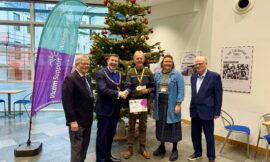 A special visit with a fantastic donation in aid of Victim Support and Witness Service