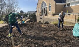 Light Blues using green fingers to help the community and at the Masonic Hall