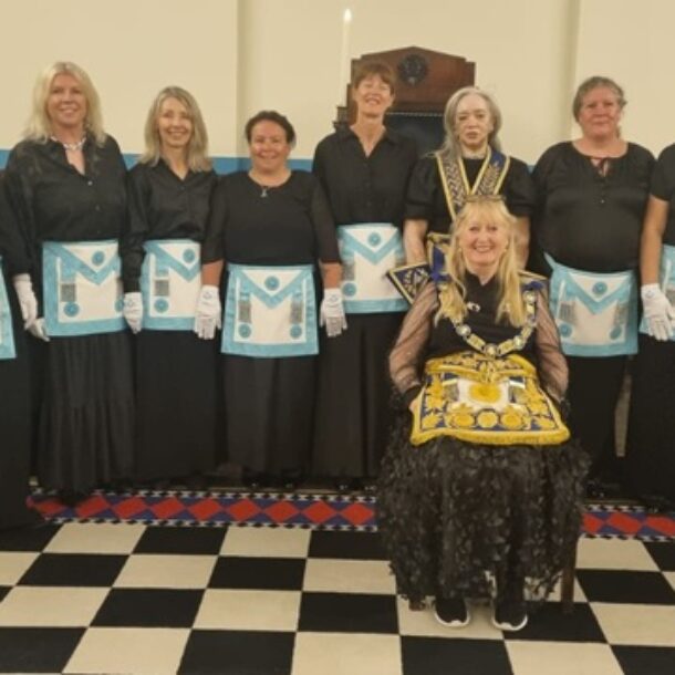 Historic Step for Women Freemasons in Guernsey