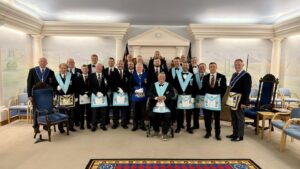 On Friday evening the Guernsey & Alderney Lodge of Installed Masters No.8654 (GALIM) welcomed WBro Mark Smith to give the second part of his very informative talk on the Victoria Cross.