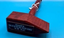 Star of the West Lodge Gavel