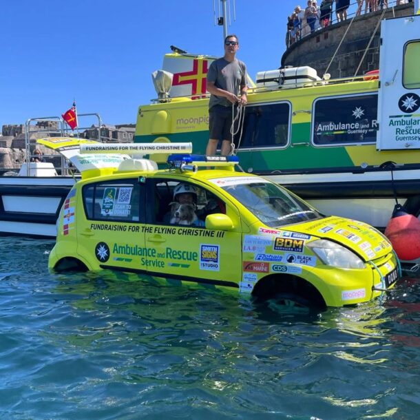 From being pulled along the road to sailing across the sea – all for a great cause!