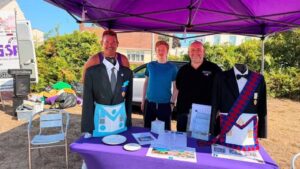 Guernsey and Alderney Light Blue Freemasons Support the South Show