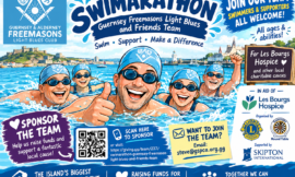 Please join the team or donate to the Guernsey & Alderney Freemason Light Blues and Friends Team for Swimarathon 2026